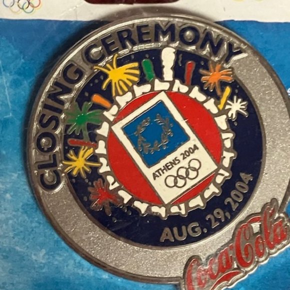 2 unopened 2004 Olympic Pins Athens - Picture 3 of 4